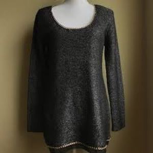 Soft surroundings chain link sweater